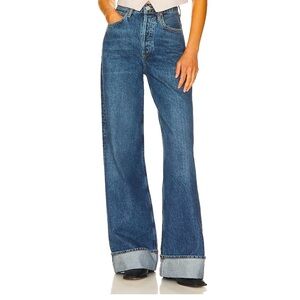 AGOLDE Dame High Rise Wide Leg - size 27